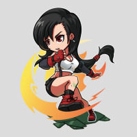 Tifa Cute Chibi Anime Final Fantas Men's Polo Shirt | Artistshot