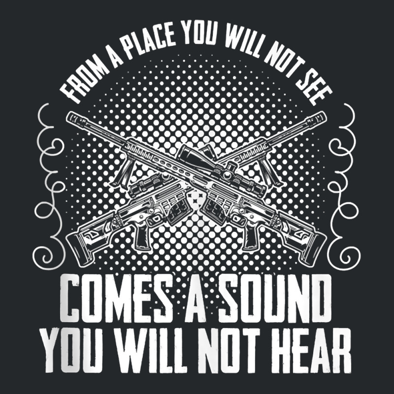 Sound You Will Not Hear Sniper Shooter Long Range Shooting Tank Top Crewneck Sweatshirt | Artistshot