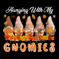 Womens Hanging With My Gnomies Five Gnomes Thanksgiving Fall Leaves V Men's Long Sleeve Pajama Set | Artistshot