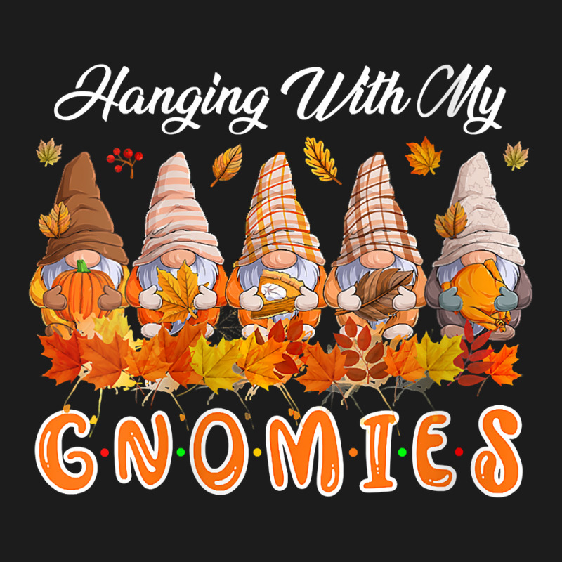 Womens Hanging With My Gnomies Five Gnomes Thanksgiving Fall Leaves V Hoodie & Jogger Set | Artistshot