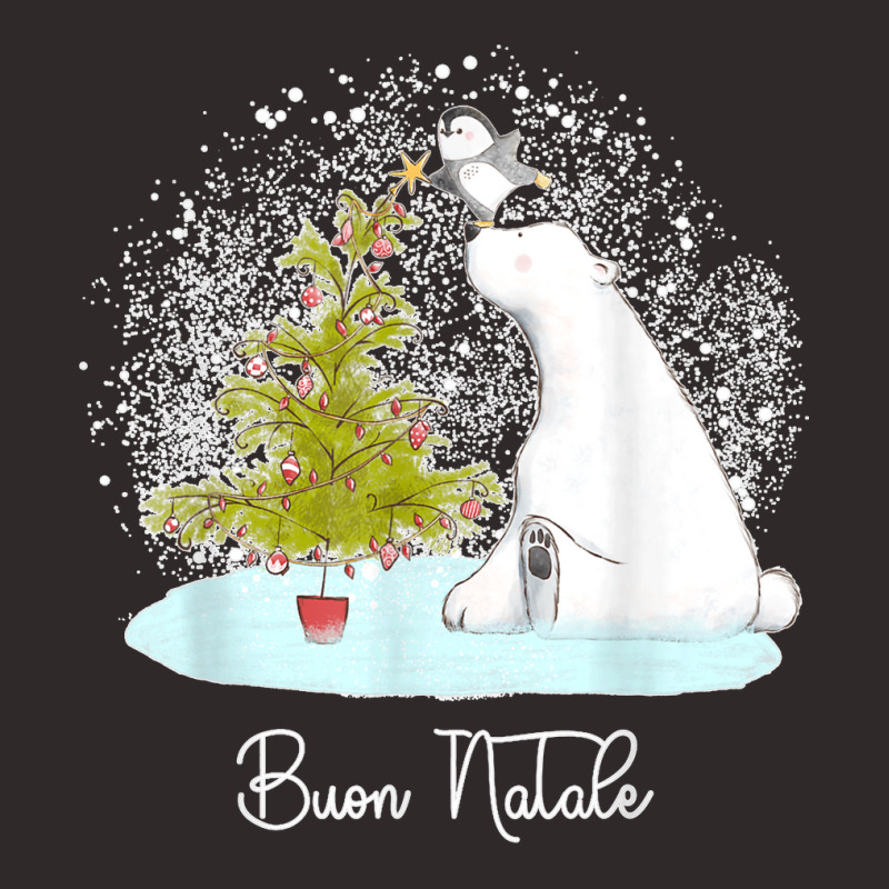 Buon Natale Cute Polar Bear Penguin Christmas Racerback Tank by RogerKyleFox | Artistshot