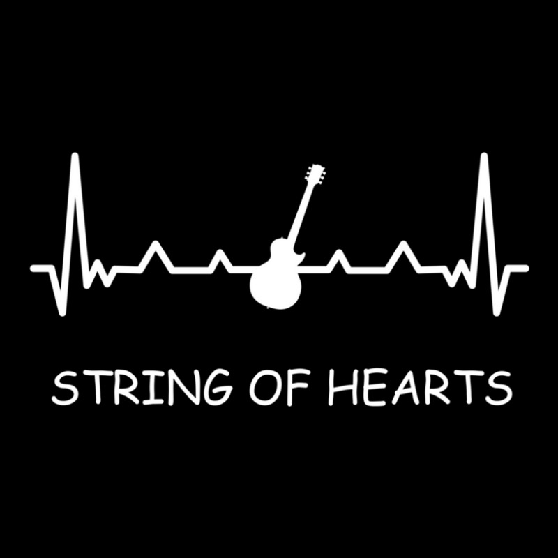 String Of Hearts - Guitar Lovers Design Adjustable Cap by JeffereyGrimes | Artistshot