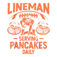 Lineman Serving Pancakes Daily T Shirt V-neck Tee | Artistshot