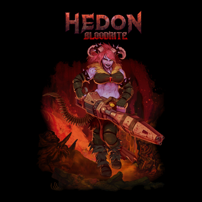 Hedon Bloodrite Cover Art (clothing Splash) V-neck Tee | Artistshot