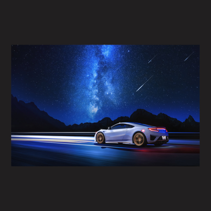 Supercar Milky Way T-Shirt by ShawnMochol | Artistshot