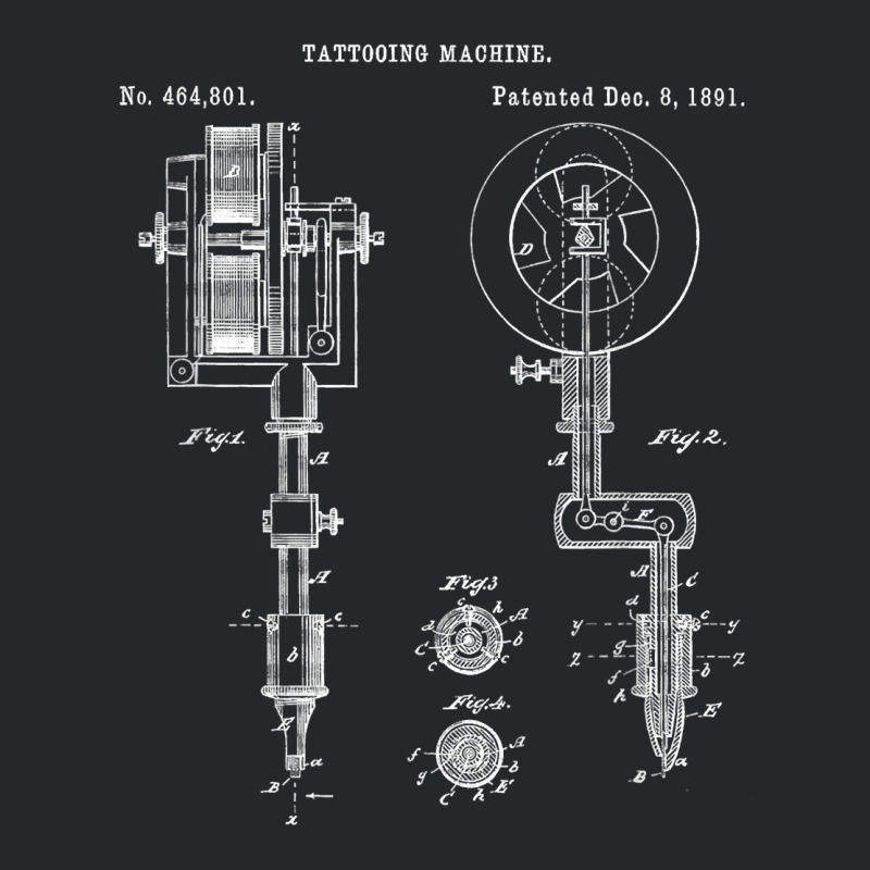 Vintage Tattoo Artist Gun Shirt   Inking Machine Drawing Tee Crewneck Sweatshirt | Artistshot