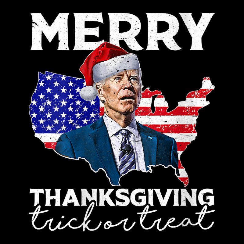 Womens Joe Biden Shirts, Merry Thanksgiving Trick Or Treat V Neck T Sh Long Sleeve Shirts | Artistshot