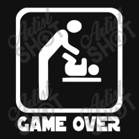 Game Over Daddy Funny Shield Patch | Artistshot