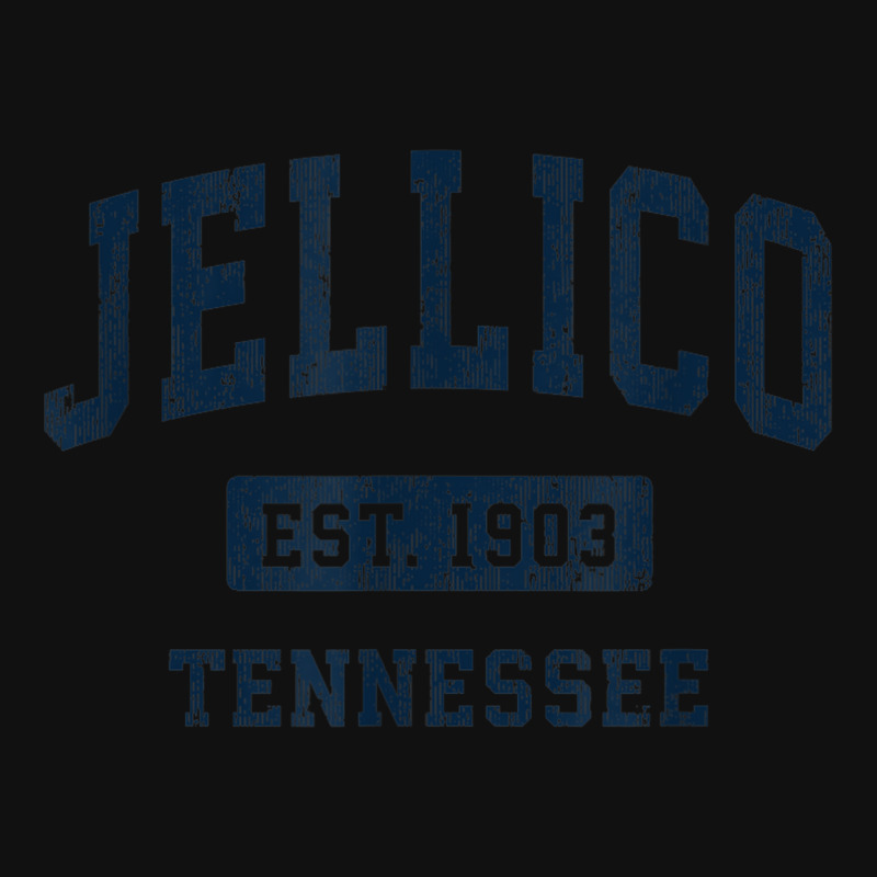 Jellico Tennessee Tn Vintage Athletic Sports Design Landscape Canvas Print | Artistshot