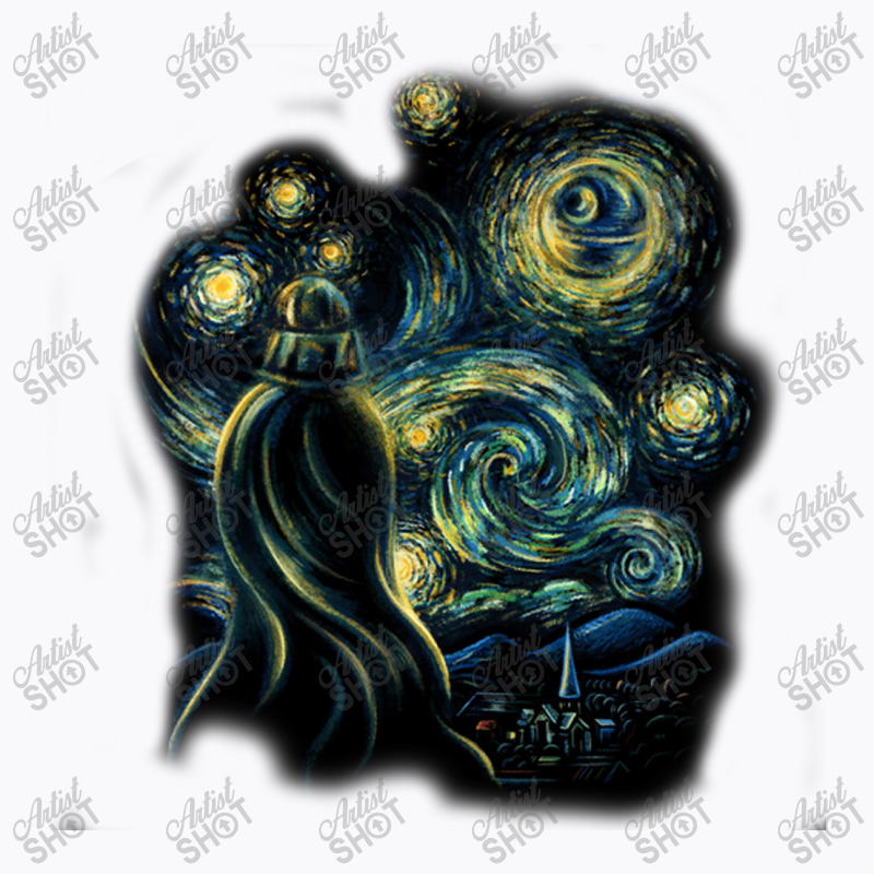 Darth Vader Starry Night T-shirt | Artistshot