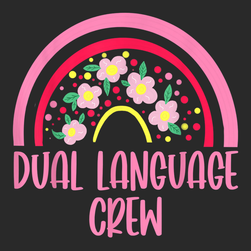 Dual Language Crew Rainbow Bilingual Teacher Dual Language T Shirt Printed hat by hankeajrippleex5 | Artistshot