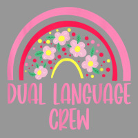 Dual Language Crew Rainbow Bilingual Teacher Dual Language T Shirt Women's V-neck T-shirt | Artistshot