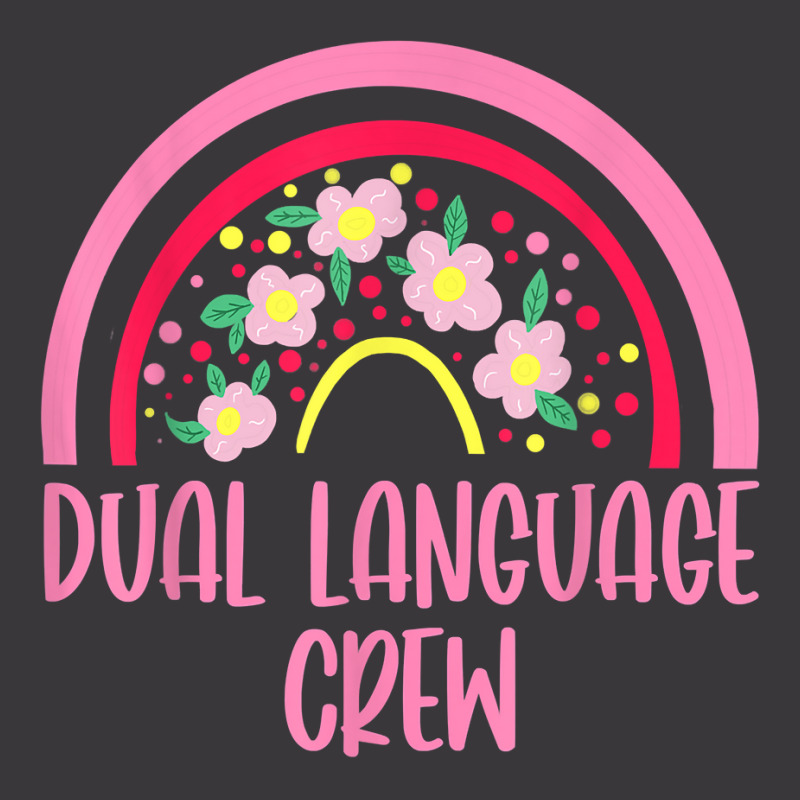 Dual Language Crew Rainbow Bilingual Teacher Dual Language T Shirt Ladies Curvy T-Shirt by hankeajrippleex5 | Artistshot