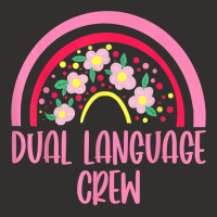 Dual Language Crew Rainbow Bilingual Teacher Dual Language T Shirt Champion Hoodie | Artistshot