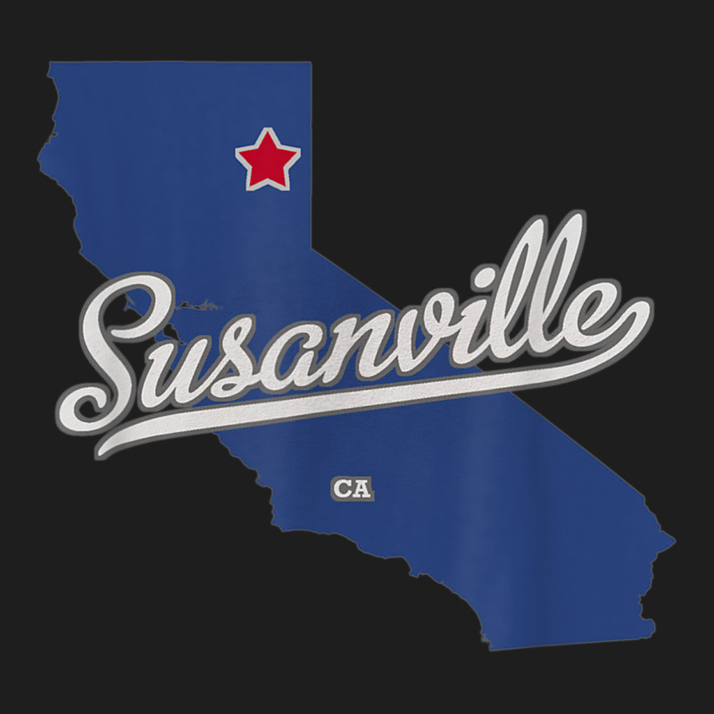 Susanville California Ca Map Classic T-shirt | Artistshot