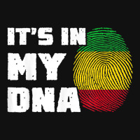 It's In My Dna Mali Flag Fingerprint Men Women Portrait Canvas Print | Artistshot