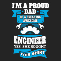 I'm A Proud Dad Of A Freaking Awesome Engineer.... 3/4 Sleeve Shirt | Artistshot