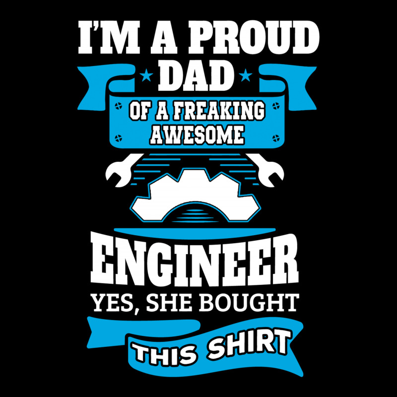 I'm A Proud Dad Of A Freaking Awesome Engineer.... Zipper Hoodie | Artistshot