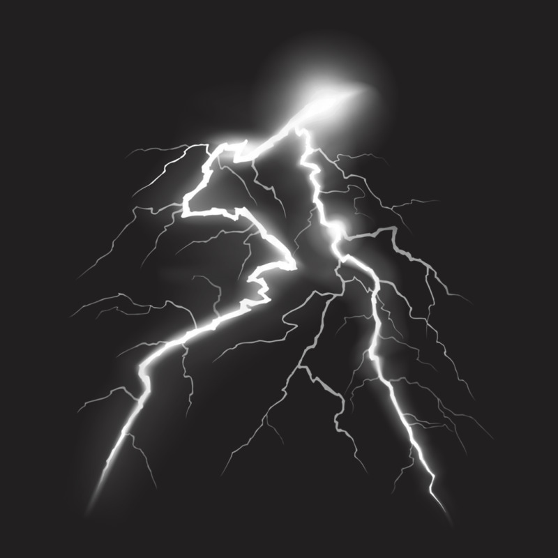 Lightning T Shirt Thunder Lightning Bolt Storm Strikes T-Shirt by cm-arts | Artistshot