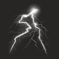 Lightning T Shirt Thunder Lightning Bolt Storm Strikes Ladies Fitted T-shirt | Artistshot