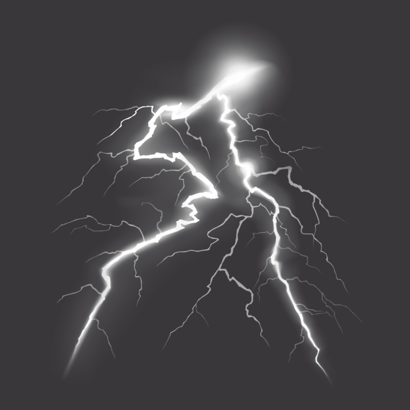 Lightning T Shirt Thunder Lightning Bolt Storm Strikes Ladies Curvy T-Shirt by cm-arts | Artistshot