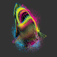 Cmyk Shark, Cmyk Shark Vintage, Cmyk Shark Art, Cmyk Shark Painting, C Baby Bodysuit | Artistshot