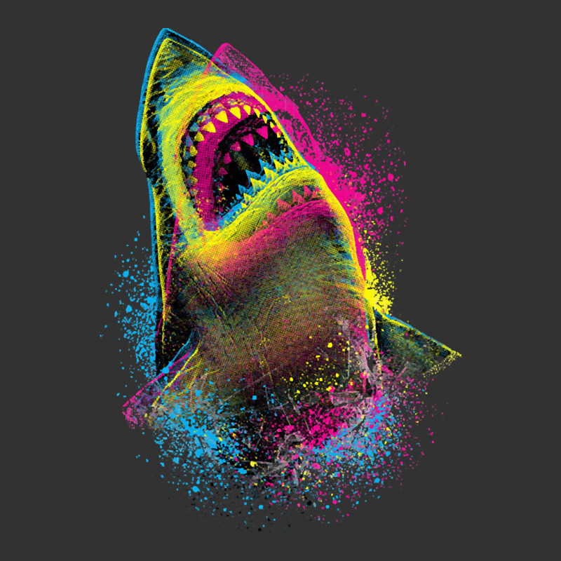 Cmyk Shark, Cmyk Shark Vintage, Cmyk Shark Art, Cmyk Shark Painting, C Baby Bodysuit by SHUTREI55 | Artistshot