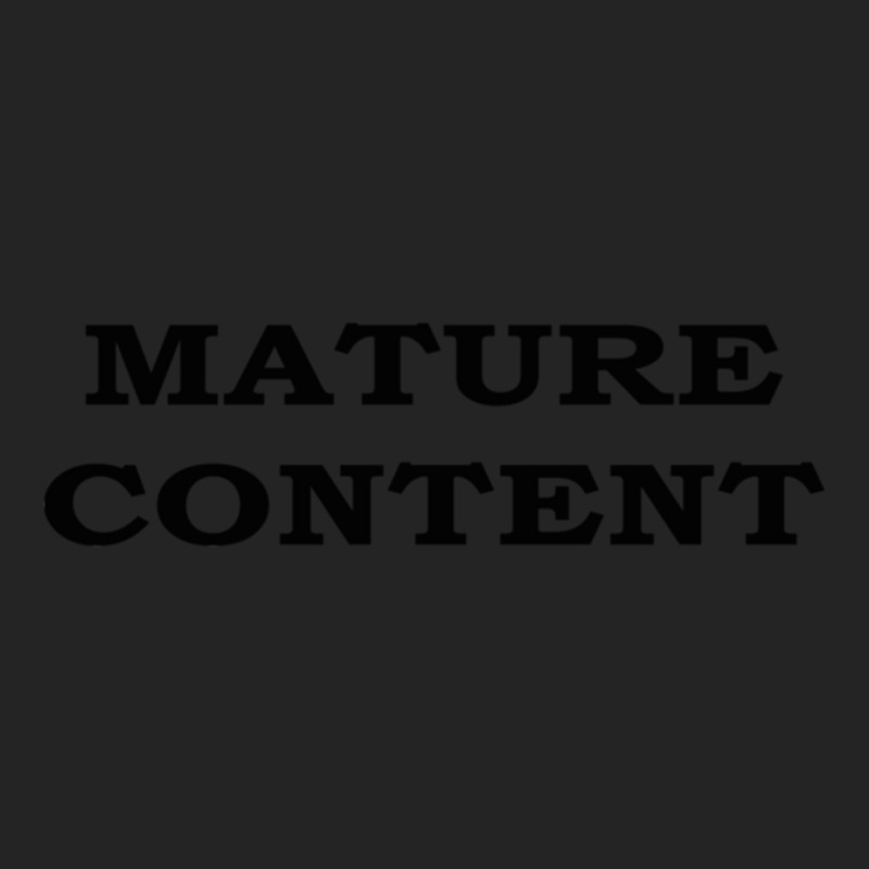 Mature Content 3/4 Sleeve Shirt by DEMARCOBLACK | Artistshot