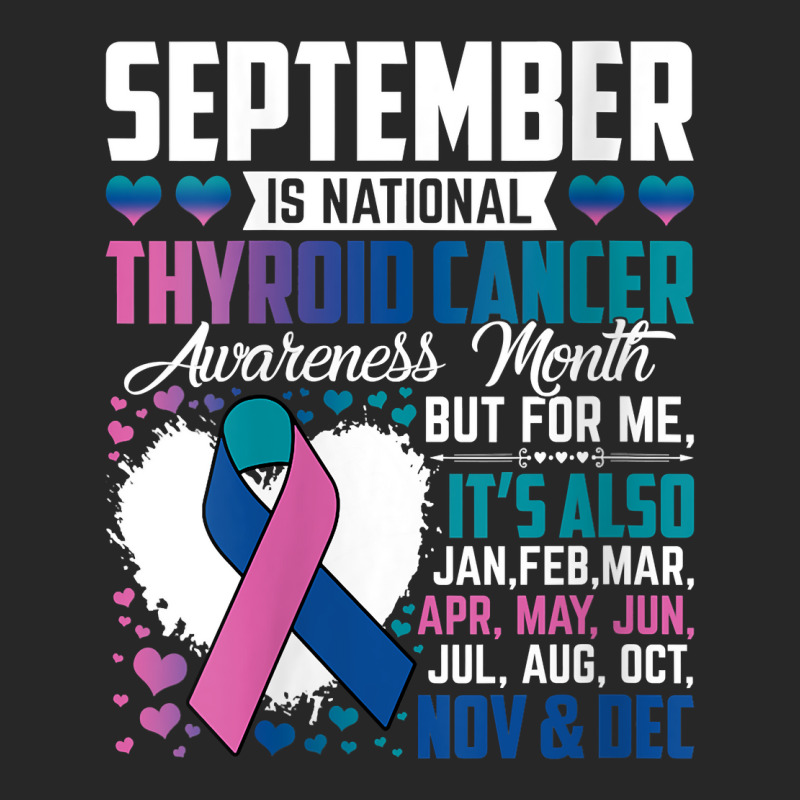 Womens September Is National Thyroid Cancer Awareness Month Warrior V Men's T-shirt Pajama Set | Artistshot