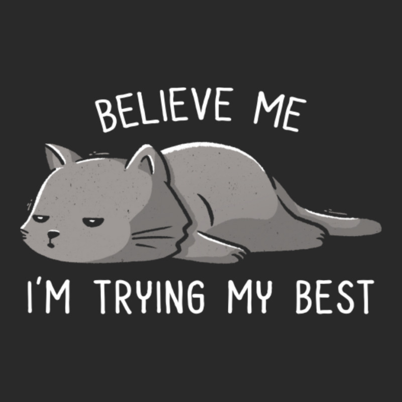 Believe Me I'm Trying My Best Funny Lazy Cat Printed hat by cm-arts | Artistshot