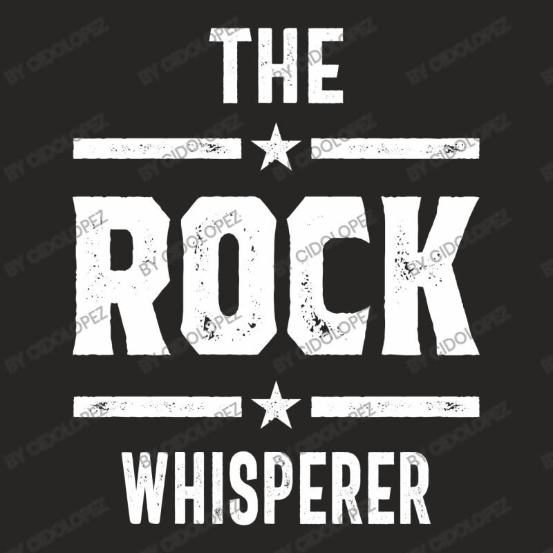 The Rock Whisperer Ladies Fitted T-Shirt by cidolopez | Artistshot