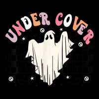 Under Cover Retro Hippie Funny Halloween Costume Cute Ghost Adjustable Cap | Artistshot