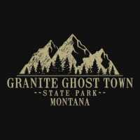 Montana Granite Ghost Town State Park Round Patch | Artistshot