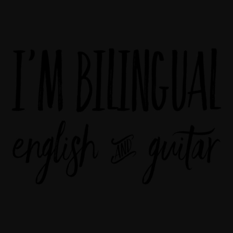 I'm Bilingual English And Guitar Crop Top by cm-arts | Artistshot