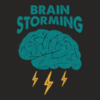 Brain Storming, Brain Storming Art, Brain Storming Vintage, Brain Stor Ladies Fitted T-shirt | Artistshot