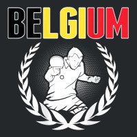 Belgium Table Tennis Lovers   Support Belgian Ping Pong Team Crewneck Sweatshirt | Artistshot