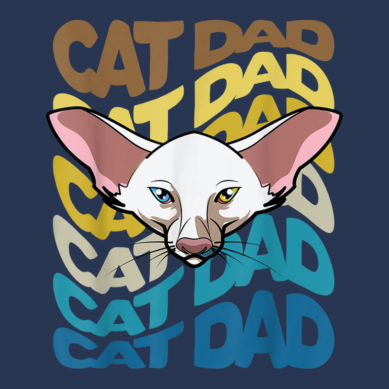 Mens Funny Cute Oriental Shorthair Cat Dad, Retro Vintage Cat T Shirt Men Denim Jacket | Artistshot