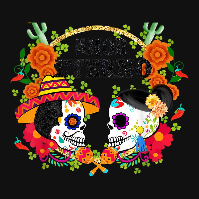 Day Of The Dead Día De Muertos Amor Eterno Skull Candy Baby Beanies by Renew | Artistshot