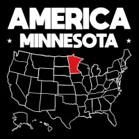 Usa Minnesota, Usa Minnesota Vintage, Usa Minnesota Art, Usa Minnesota V-neck Tee | Artistshot