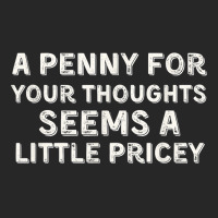 A Penny For Your Thoughts Funny Sarcastic Joke Black Small T Shirt Men's T-shirt Pajama Set | Artistshot