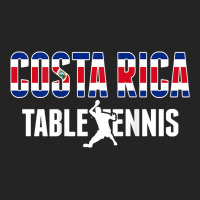 Costa Rica Table Tennis Fans   Costa Rican Flag Ping Pong 3/4 Sleeve Shirt | Artistshot