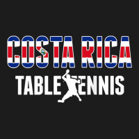 Costa Rica Table Tennis Fans   Costa Rican Flag Ping Pong Hoodie & Jogger Set | Artistshot