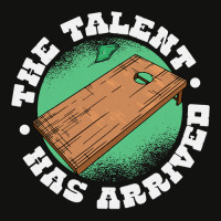 The Talent Has Arrived, Funny Cornhole Men Cornhole Grandpa Scorecard Crop Tee | Artistshot