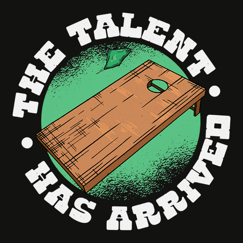 The Talent Has Arrived, Funny Cornhole Men Cornhole Grandpa Scorecard Crop Tee by AuturoMedero | Artistshot