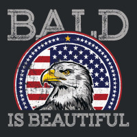 Bald Is Beautiful, Bald Is Beautiful Art, Bald Is Beautiful Painting,  Crewneck Sweatshirt | Artistshot