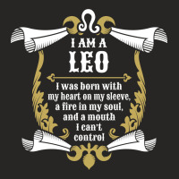 I Am A Leo Ladies Fitted T-shirt | Artistshot