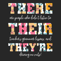 There Their They Re English Grammar Teacher Funny Quotes Women's Pajamas Set | Artistshot