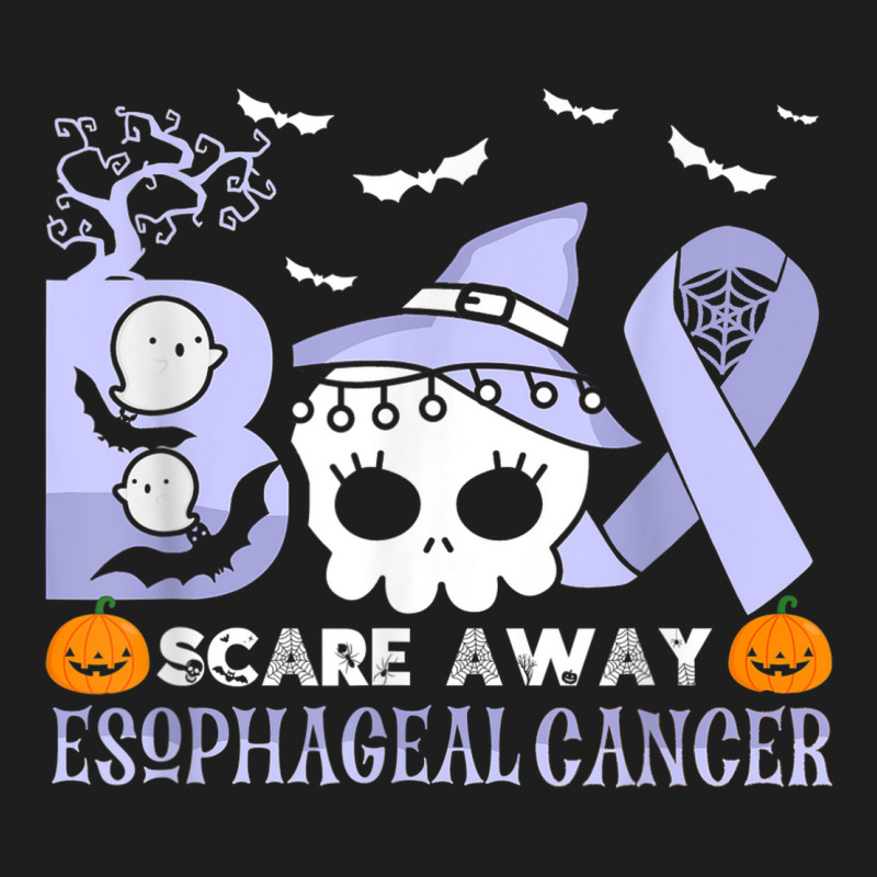 Boo Scare Away Esophageal Cancer Halloween Classic T-shirt by Fashzilla | Artistshot