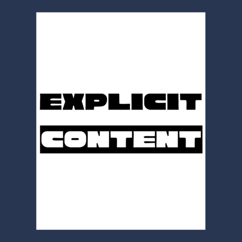 Explicit Content Men Denim Jacket by DEMARCOBLACK | Artistshot