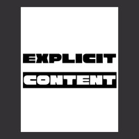 Explicit Content Vintage Short | Artistshot